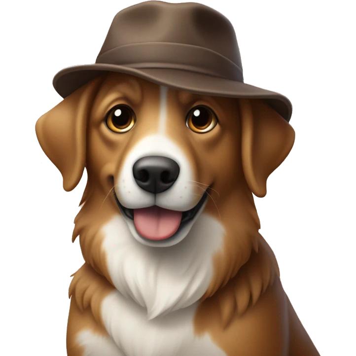 Ein Hund der caramellbraun ist groß und kurzes Fell hat  emoji
