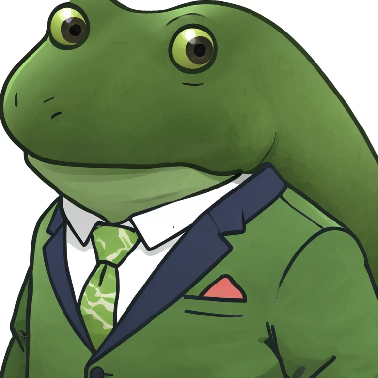bufo in a japanese suit emoji