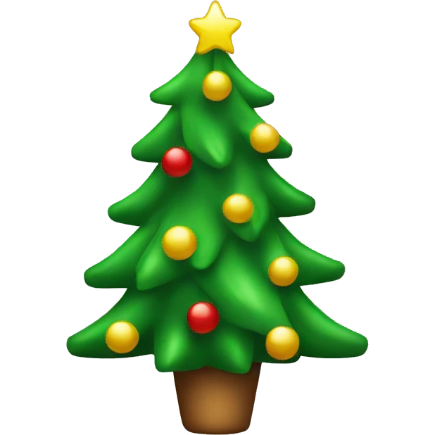 Christmas tree emoji