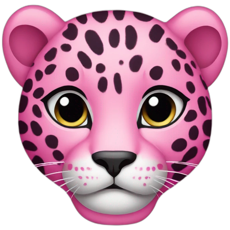 pink leopard emoji