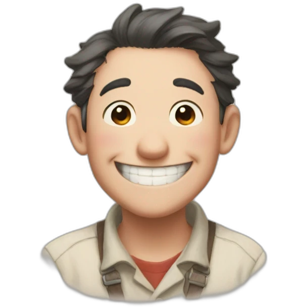 Porco Rosso (Ghibli) smile emoji