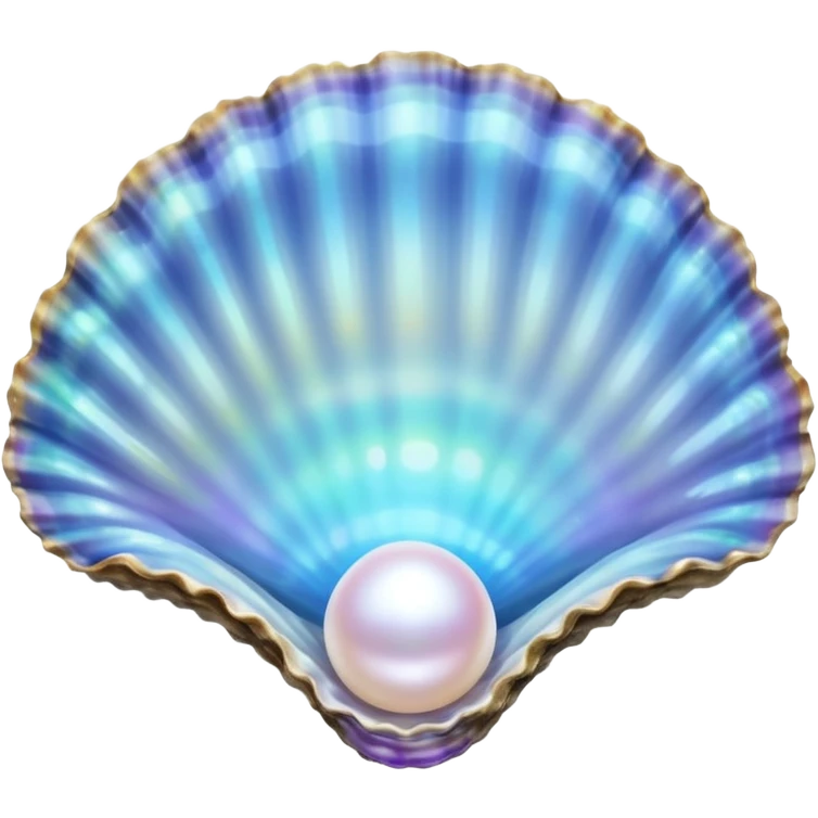 oyster with a glowing pearl emoji