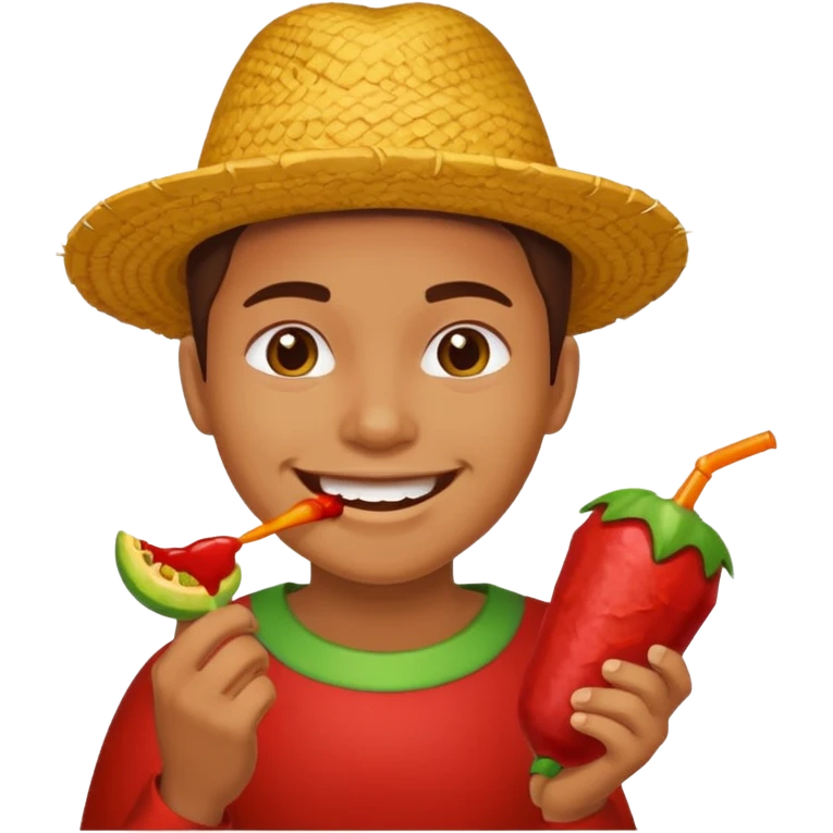 Teorodo con un chamoy emoji