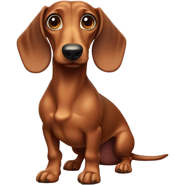 Wiener dog emoji