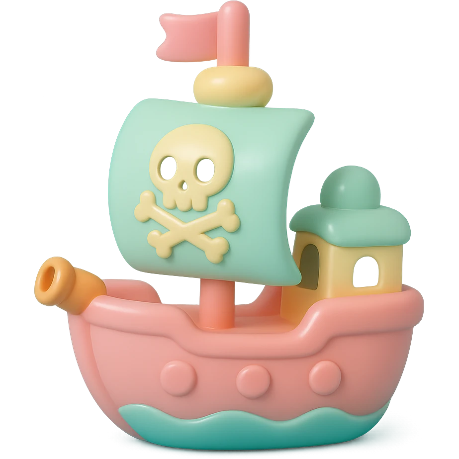 pirate ship emoji