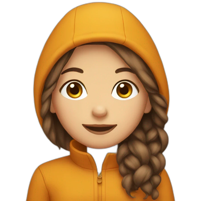 autumn girl emoji