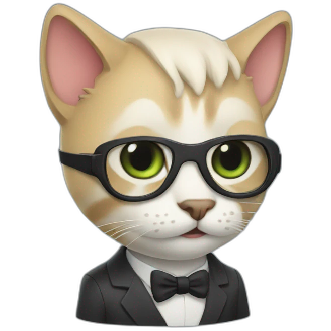 Cat agent emoji