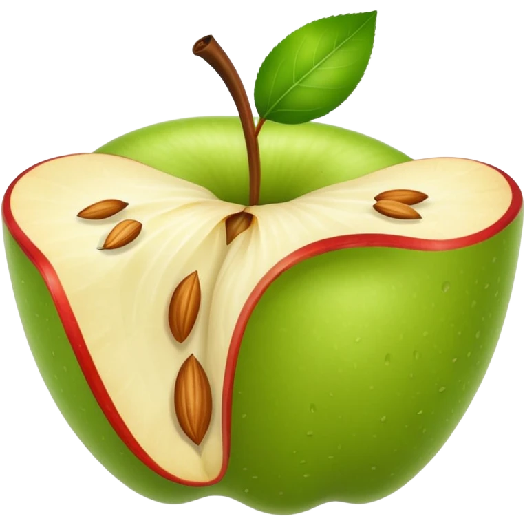 Apple core emoji