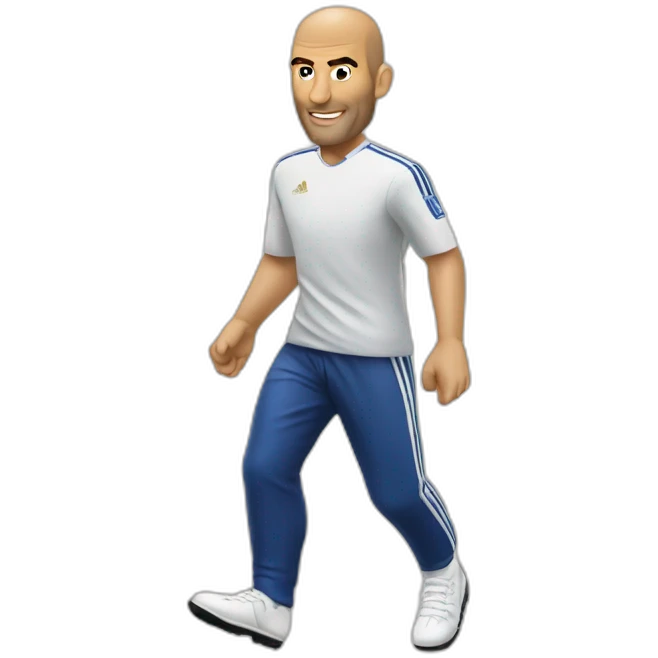 Zinadin Zidane heads towards matterazzi emoji