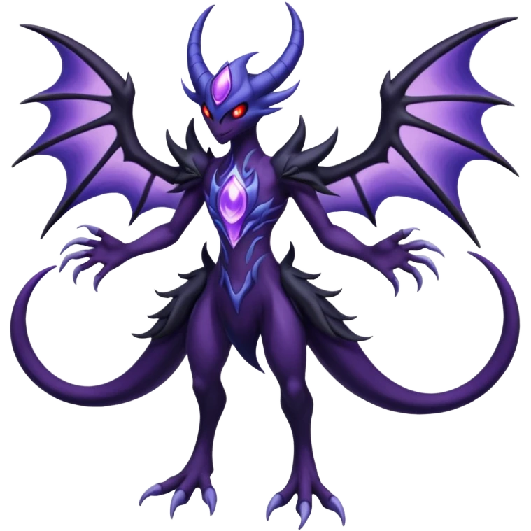 Lunala-Darkrai-Fakémon-hybrid-creature (full body)  emoji