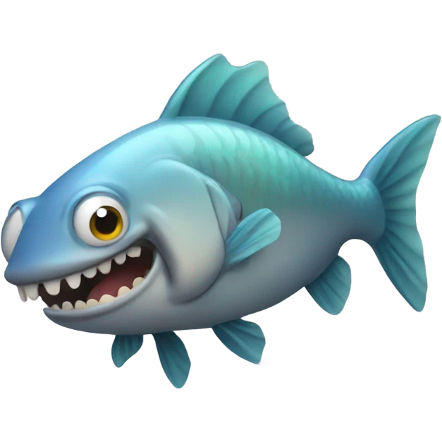 fish biting finger emoji