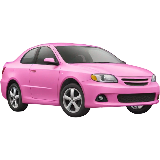 Pink car emoji