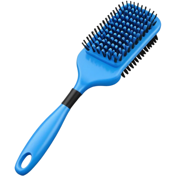 Blue Detangling Brush for hair  emoji