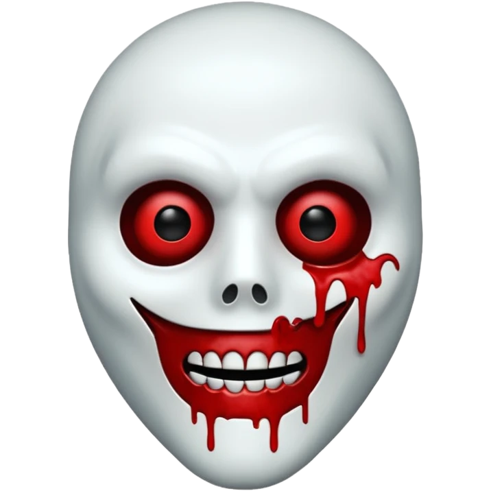 Gost face pânico filme emoji