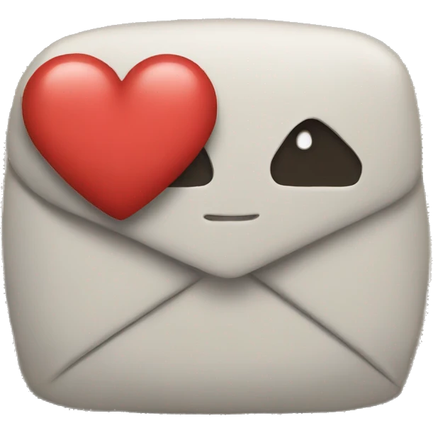 message with heart emoji