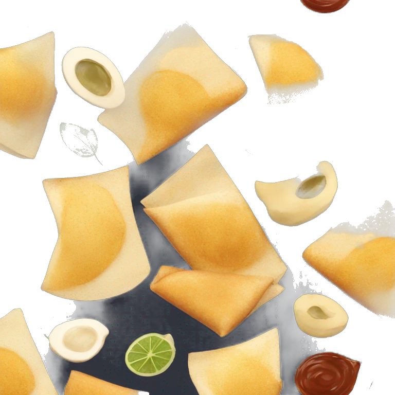 Dosa and chutney emoji