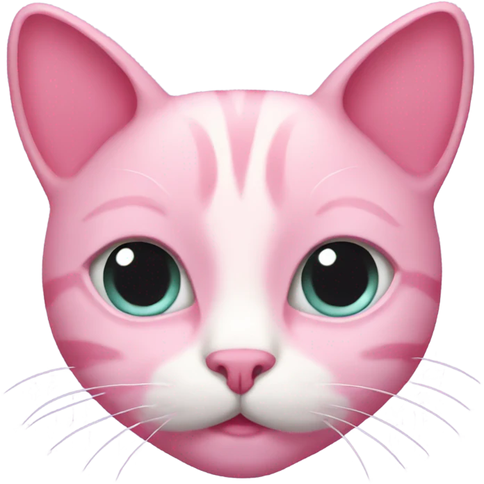Pink cat emoji