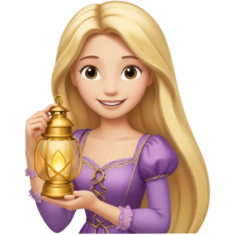rapunzel lantern emoji emoji