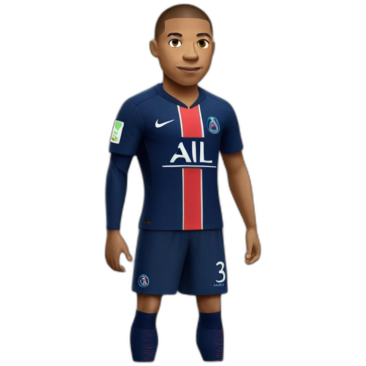 kylian mbappe, psg, buff, world cup, soccer emoji