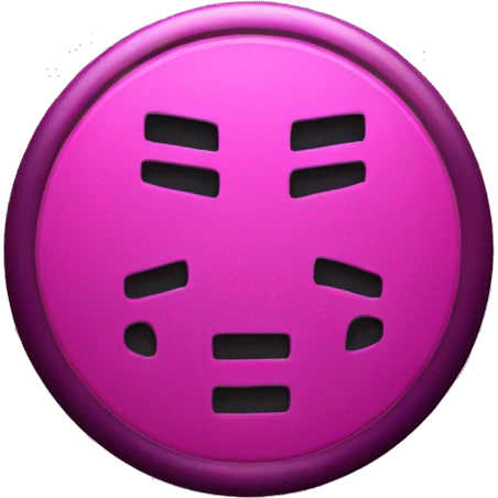 dark pink music disk emoji