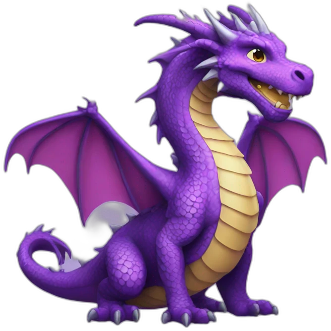purple dragon emoji