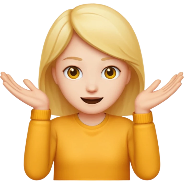an emoji like this 😛 with these hands 🤟🏻 on either side  emoji
