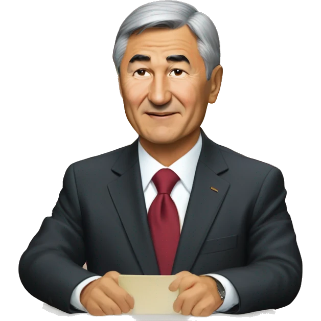 Askar Akayev president Kyrgyzstan emoji