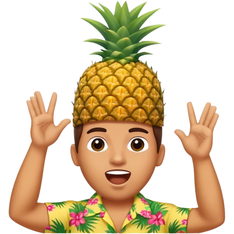 Pineapple Singing  emoji