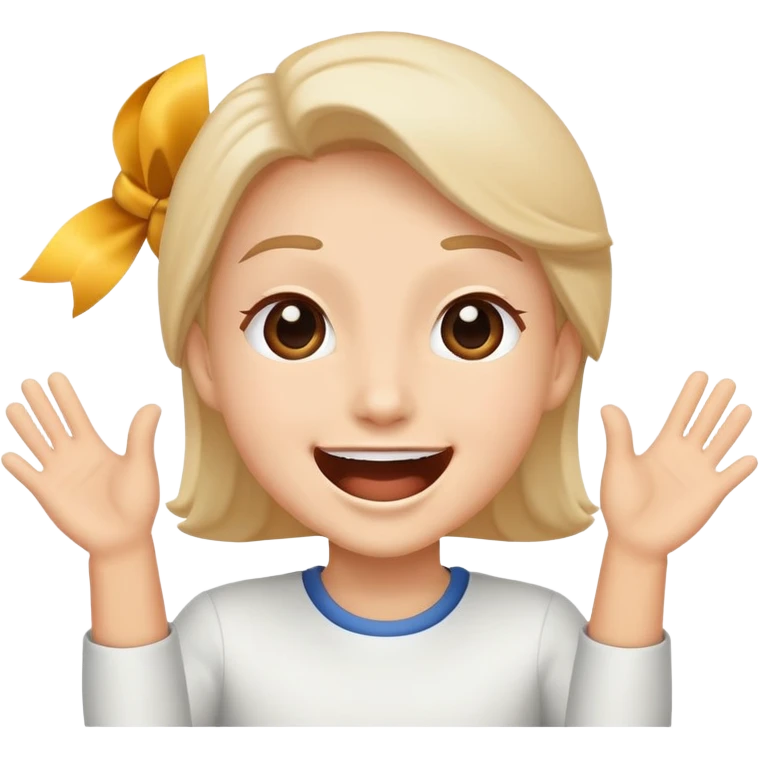 face cheering at a parade, joyful expression emoji