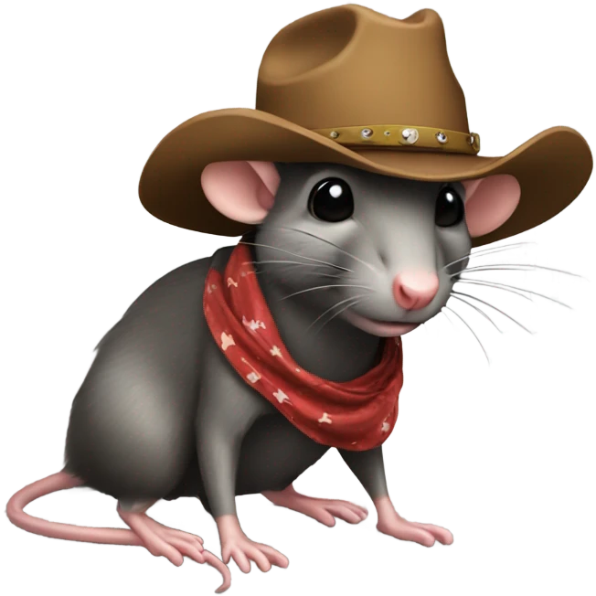 cowboy rat emoji