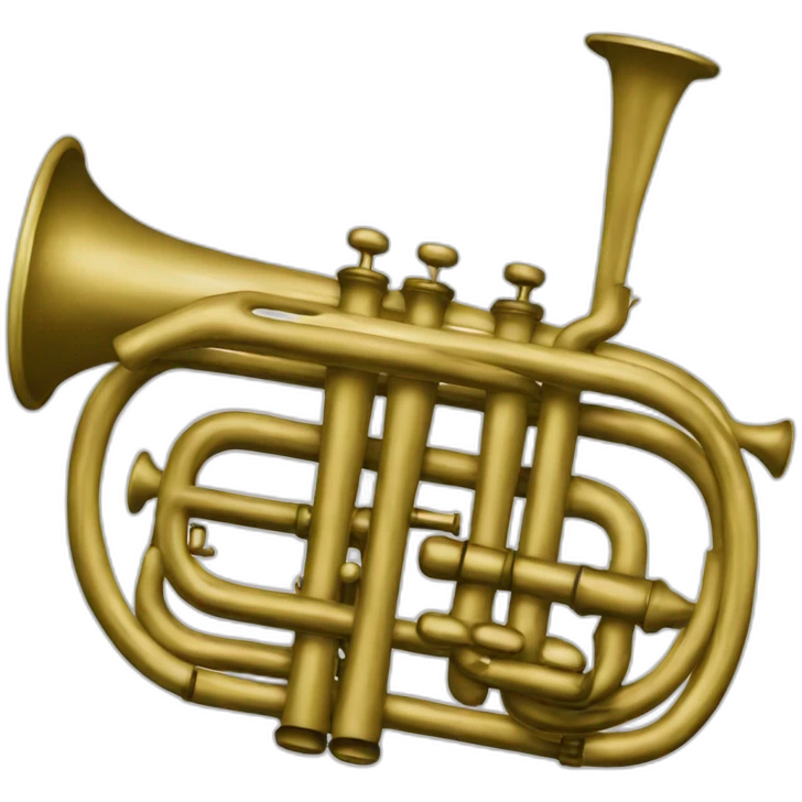 Carapuce with trumpet emoji