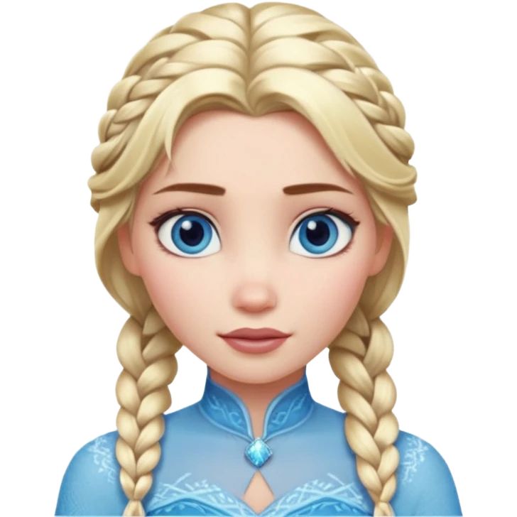 elsa frozen emoji