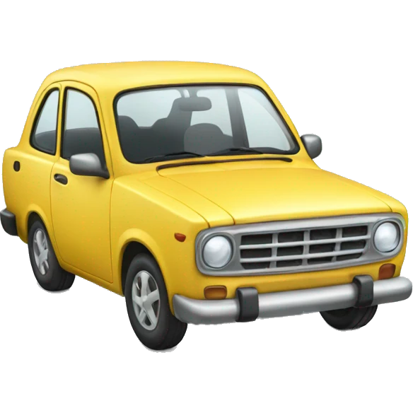 Happy car emoji