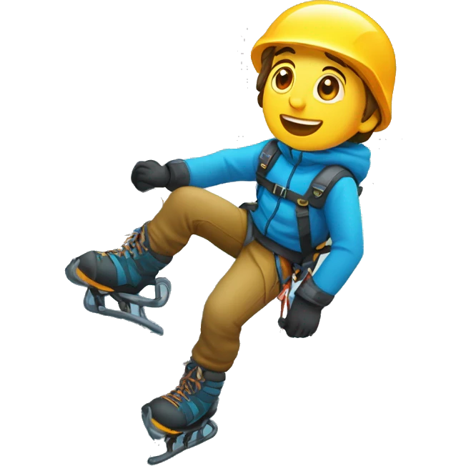Escalada en hielo emoji