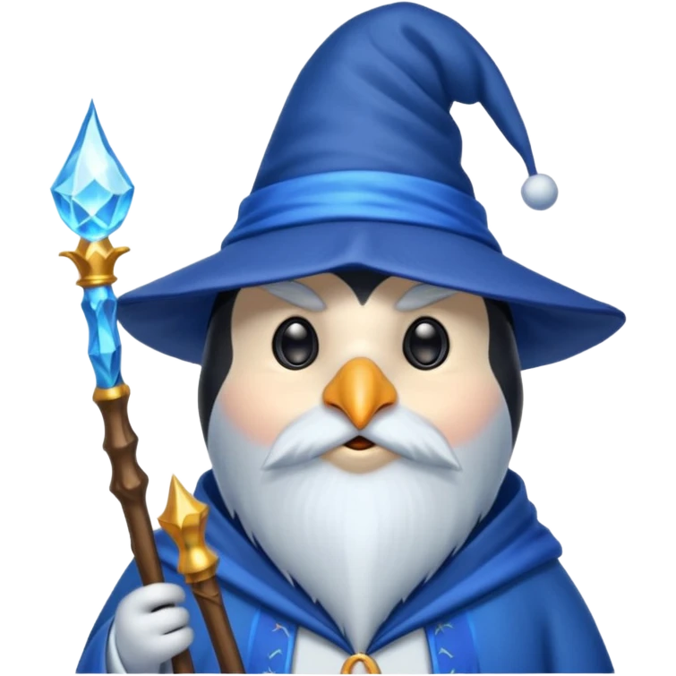 Penguin Wizard emoji