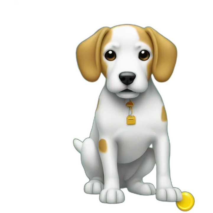 circuit board dog emoji