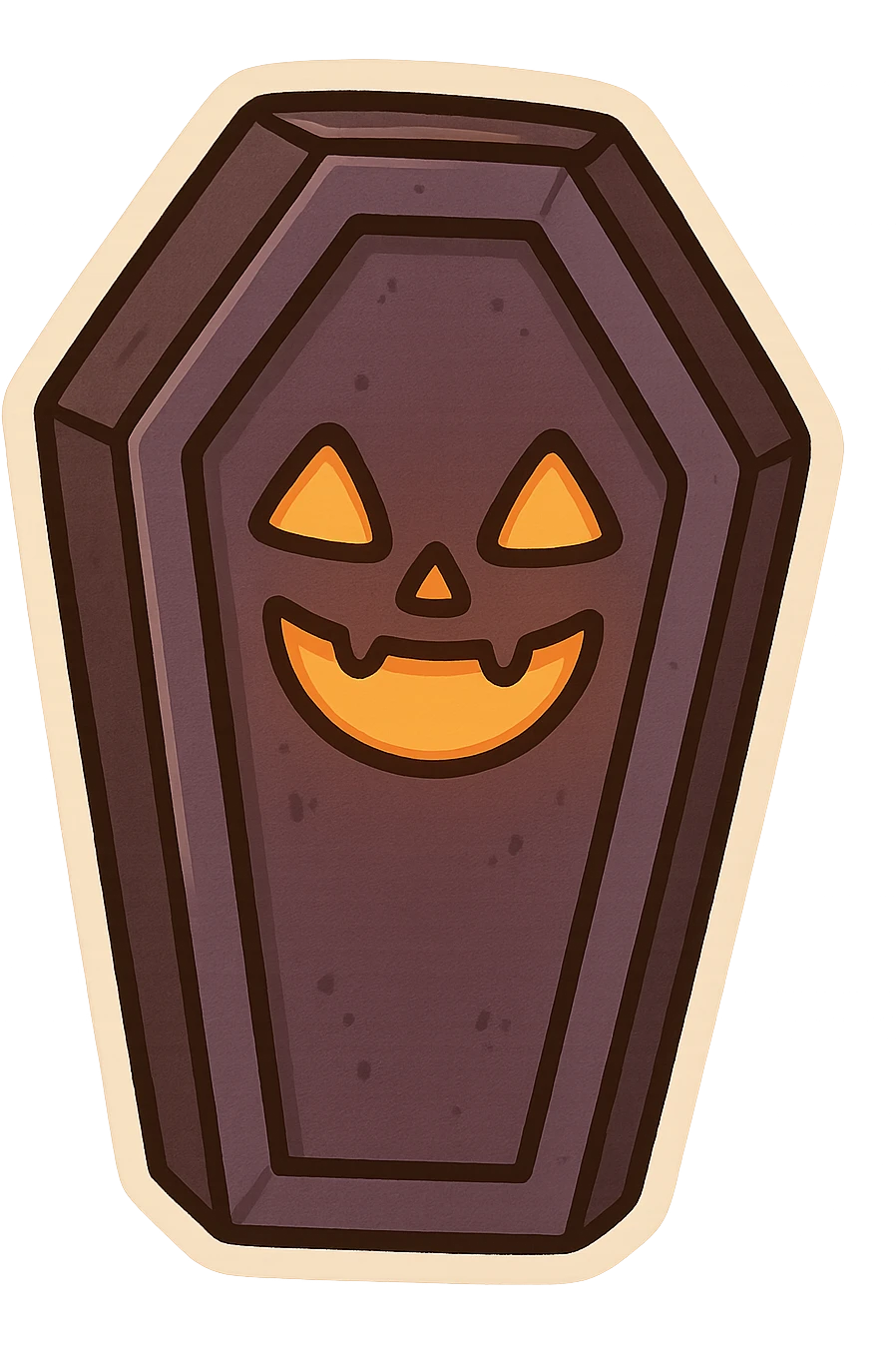 Halloween coffin , remove background emoji