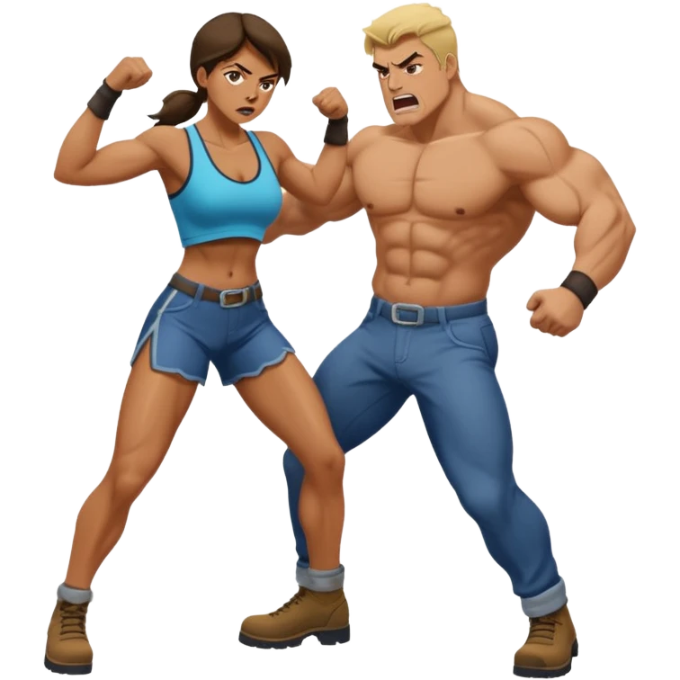 Femdom stepped on men emoji