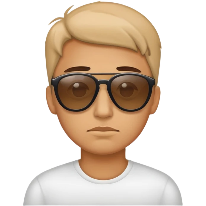 Tired face with sunglasses  emoji
