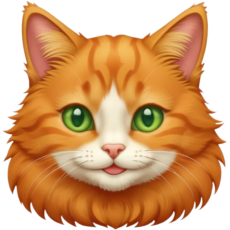 smiling orange tabby cat emoji