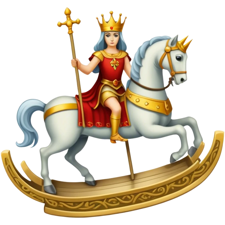 The chariot on a Tarot Card emoji