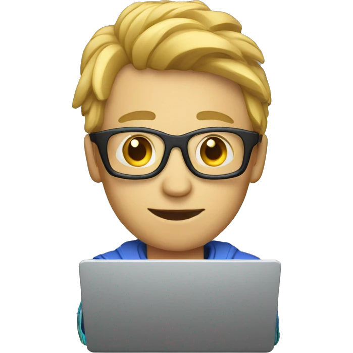 cybersportsman with laptop emoji