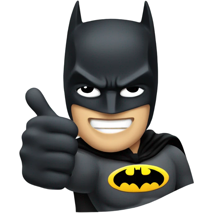 BATMAN THUMB UP emoji