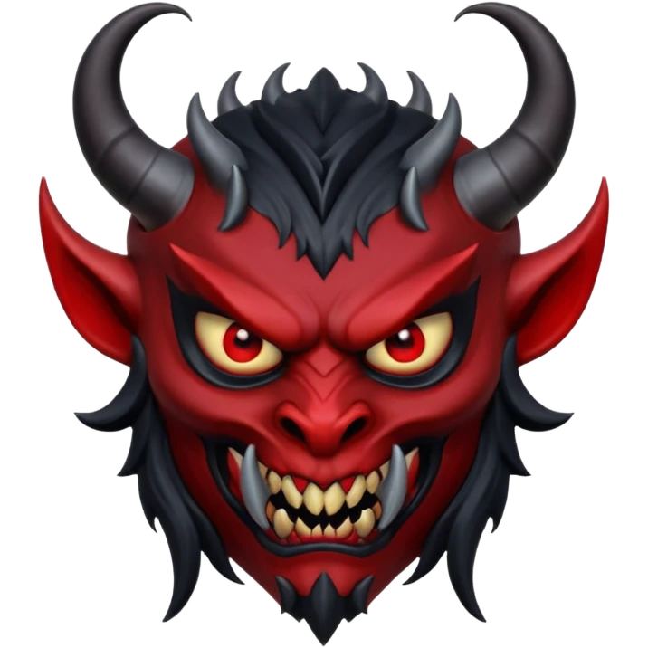 demon masqué emoji