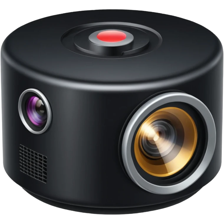 round small projector emoji