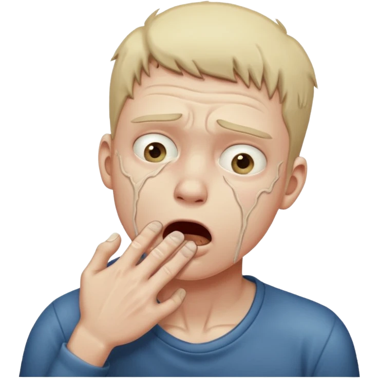 Guy choking himself emoji emoji