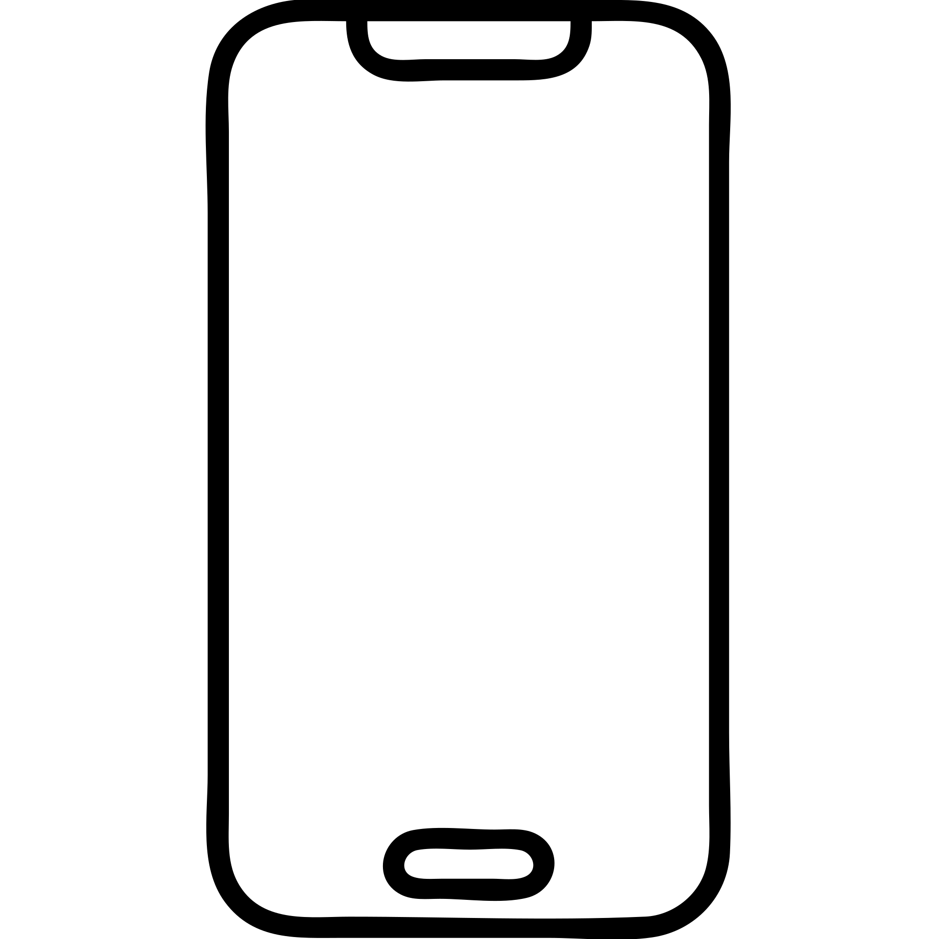outlined iPhone icon emoji