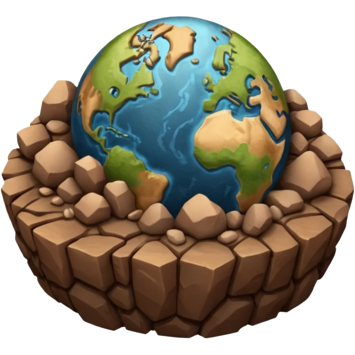 earth ⛰🪨 emoji