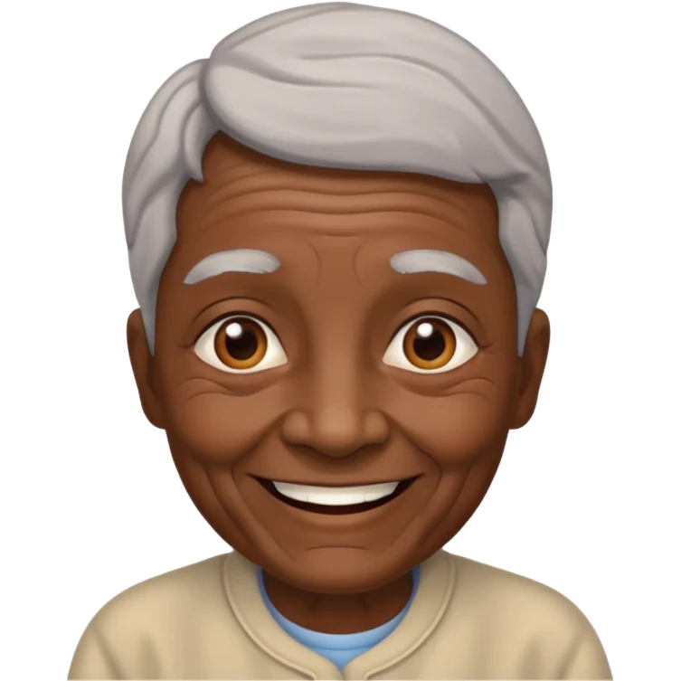 👨🏿‍🦳 emoji