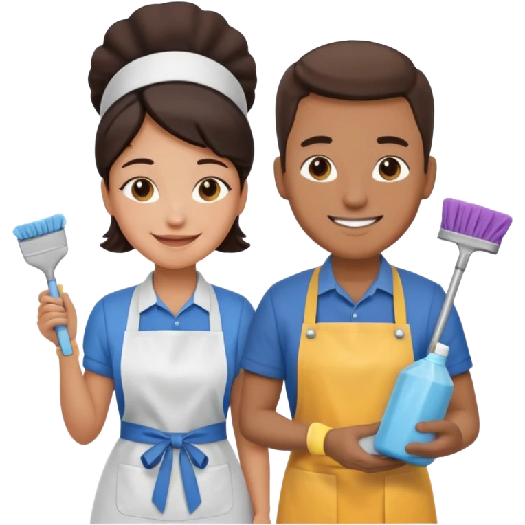 Housekeeper Couple emoji